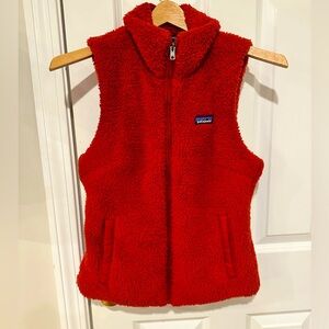 Size small red Sherpa vest